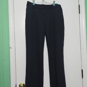 Liz Claiborne Elegant Black Straight Leg Trousers